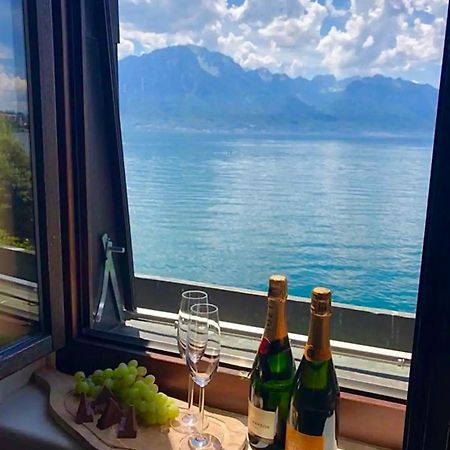 Montreux Riviera Suite Waterfront 3 Bedrooms Private Parking Exteriör bild
