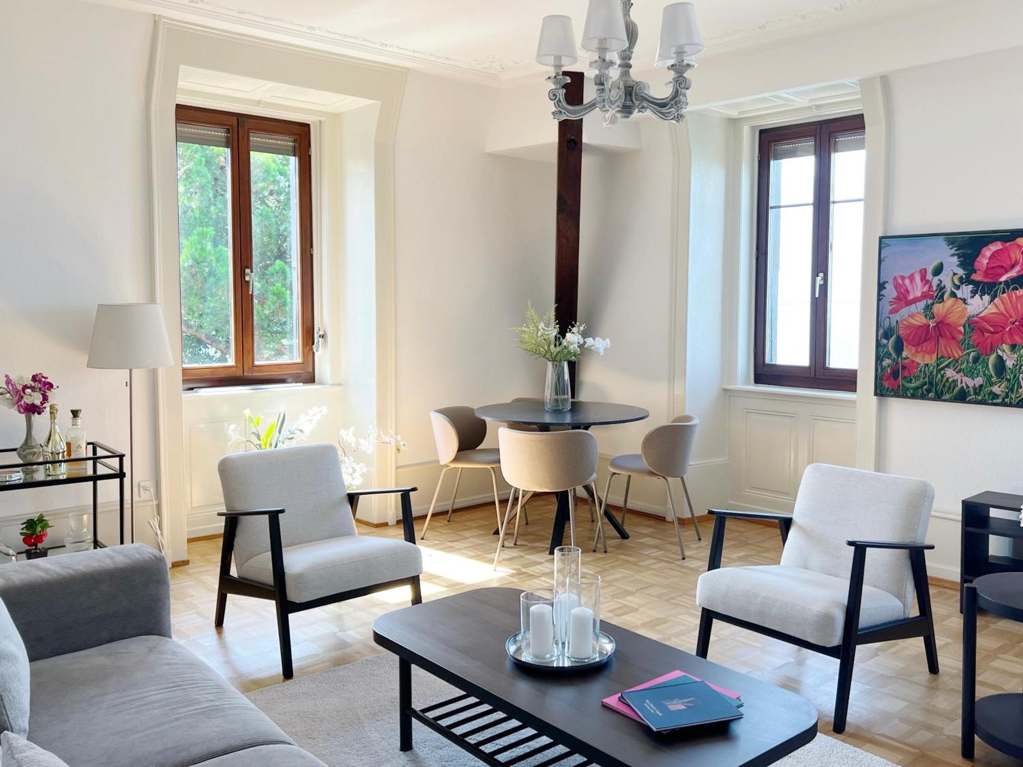 Montreux Riviera Suite Waterfront 3 Bedrooms Private Parking Exteriör bild